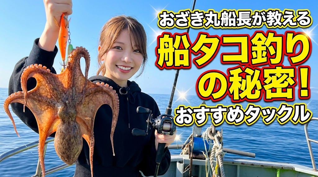 おざき丸の船タコ釣りおすすめタックル