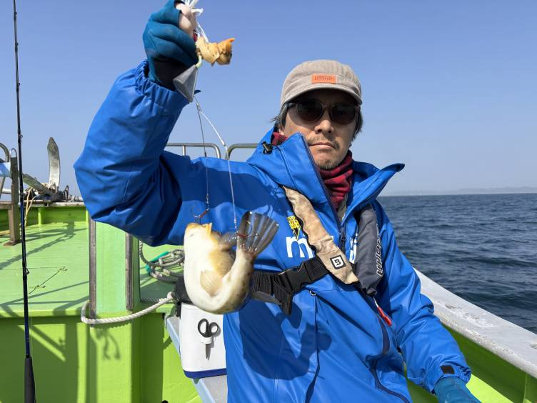 知多・片名港のおざき丸！2月23日のフグ釣果情報